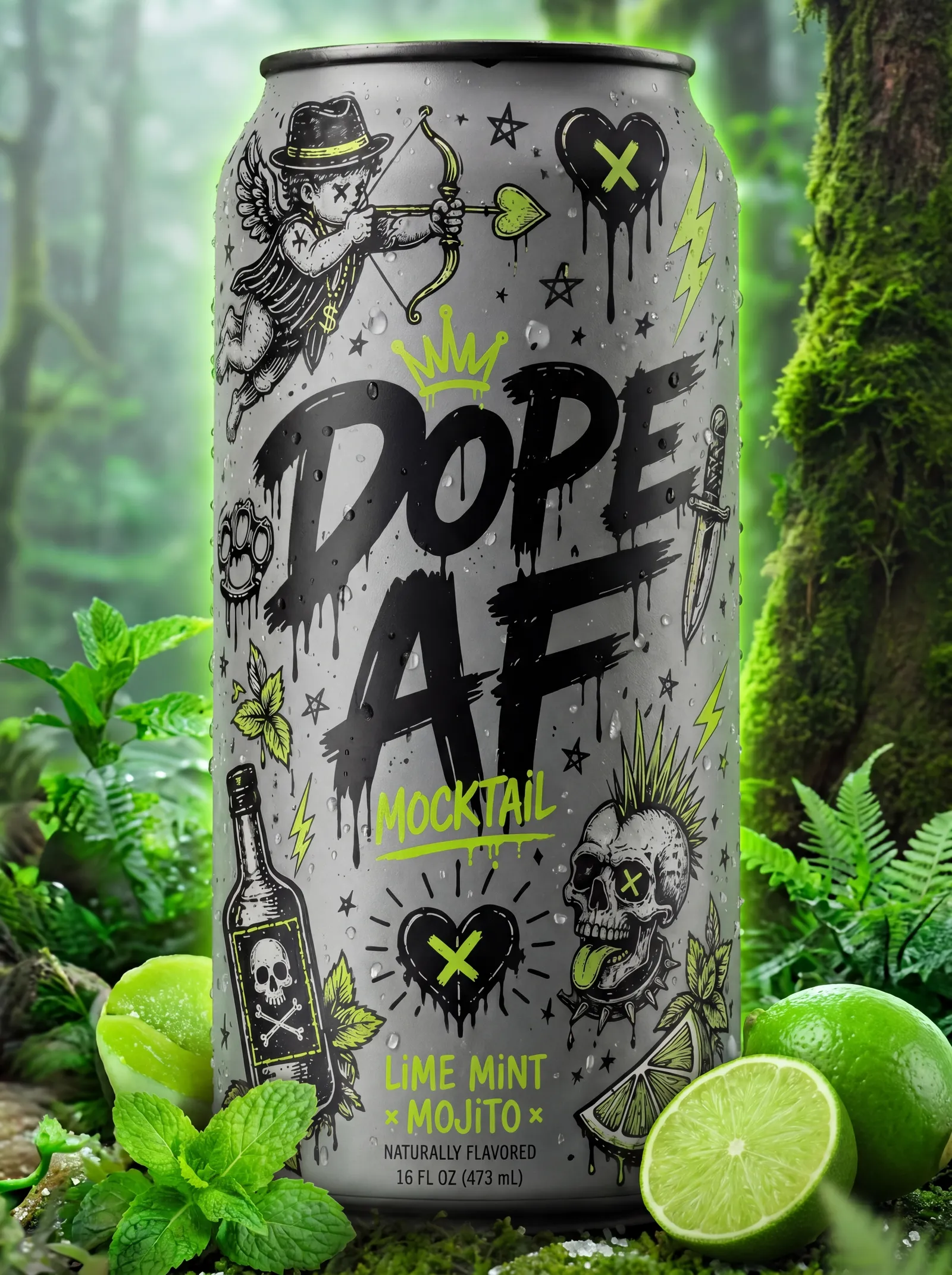 Lime Mint Mojito — Dope AF can