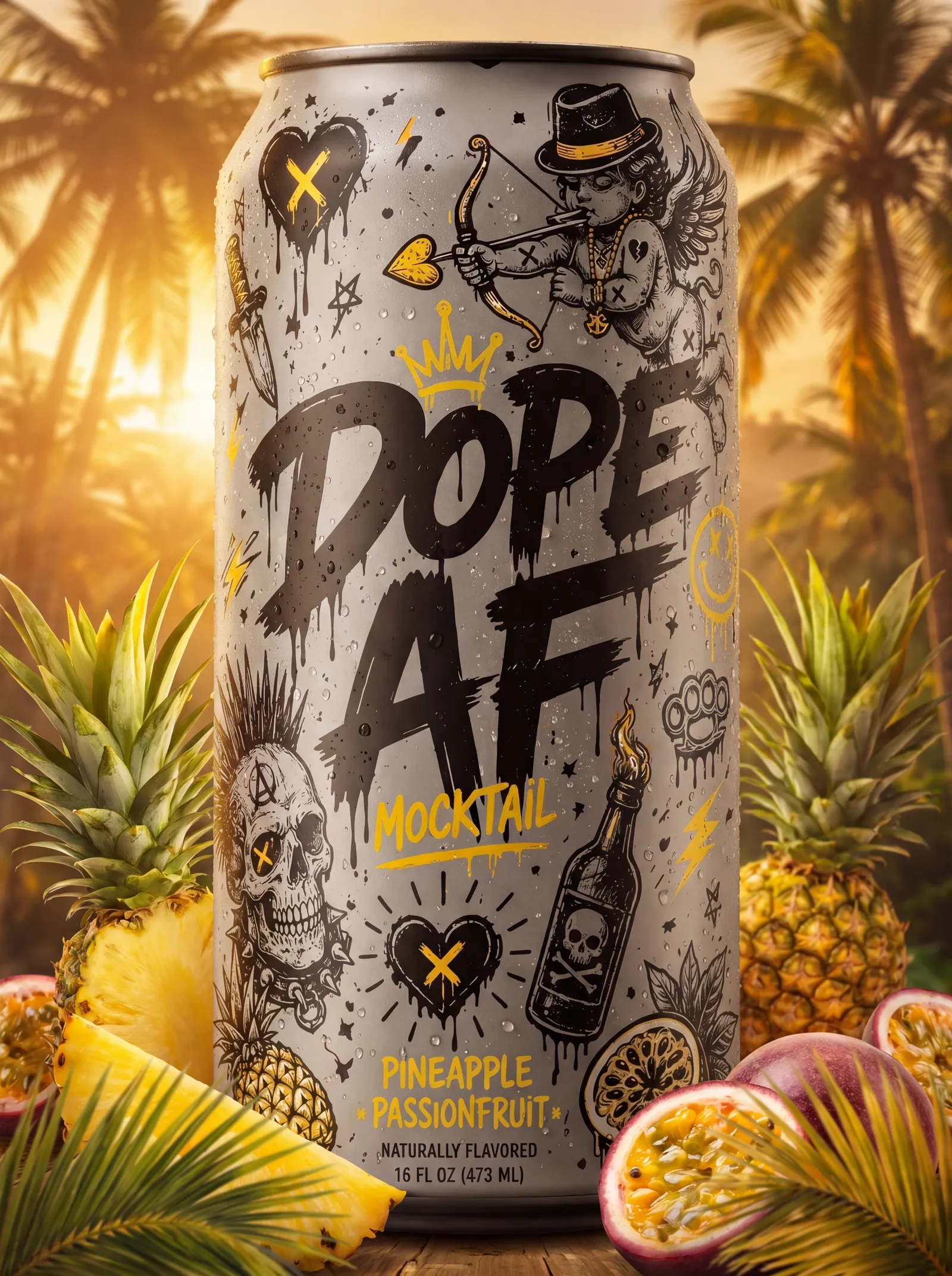 Pineapple Passionfruit — Dope AF can